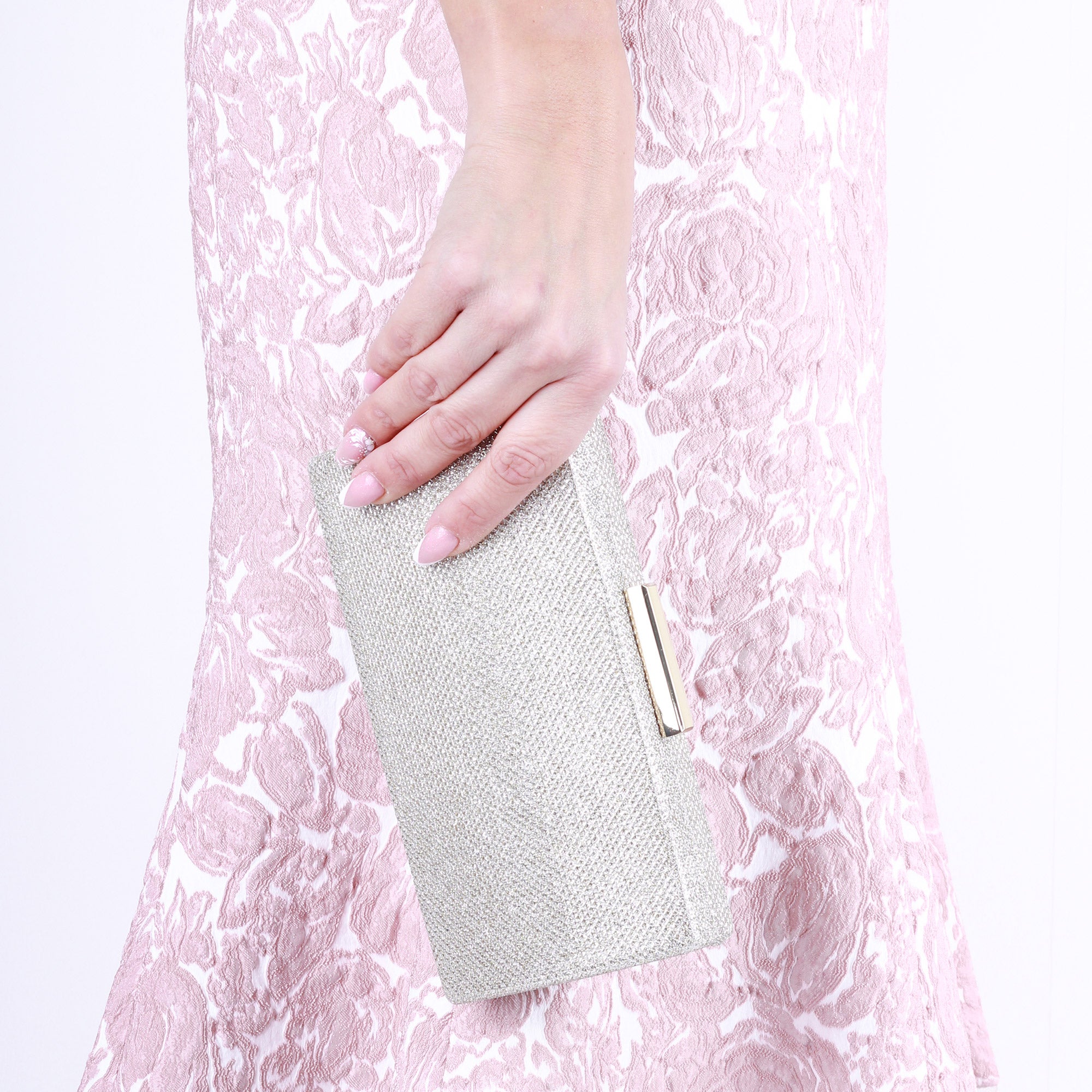 Dionne Glitter Clutch Bag