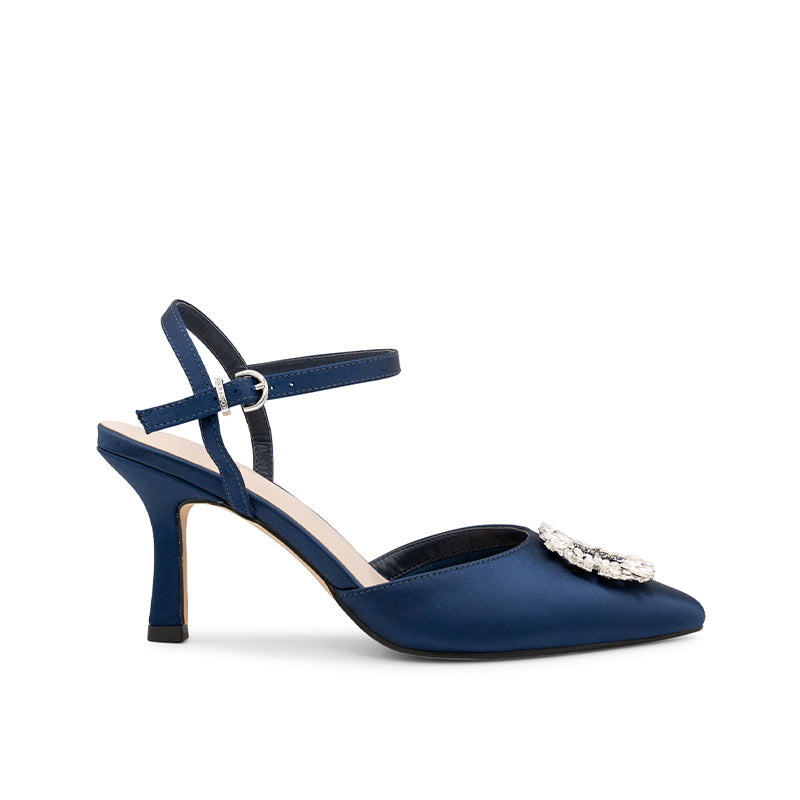 Longueville Navy heel main image 1