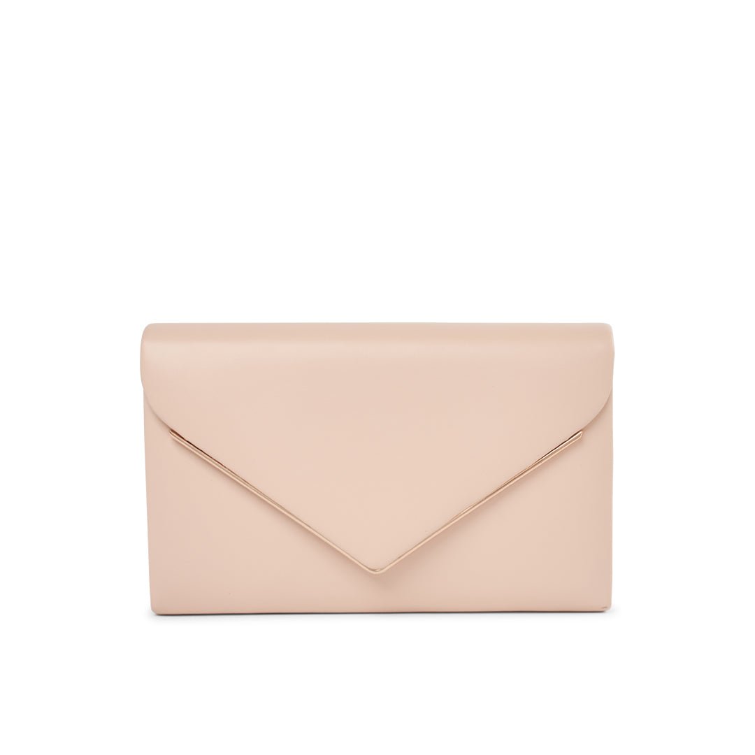Delyssa Faux Leather Clutch Bag