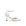Paradox London ivory satin bridal shoe
