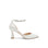 Paradox London ivory satin bridal shoe