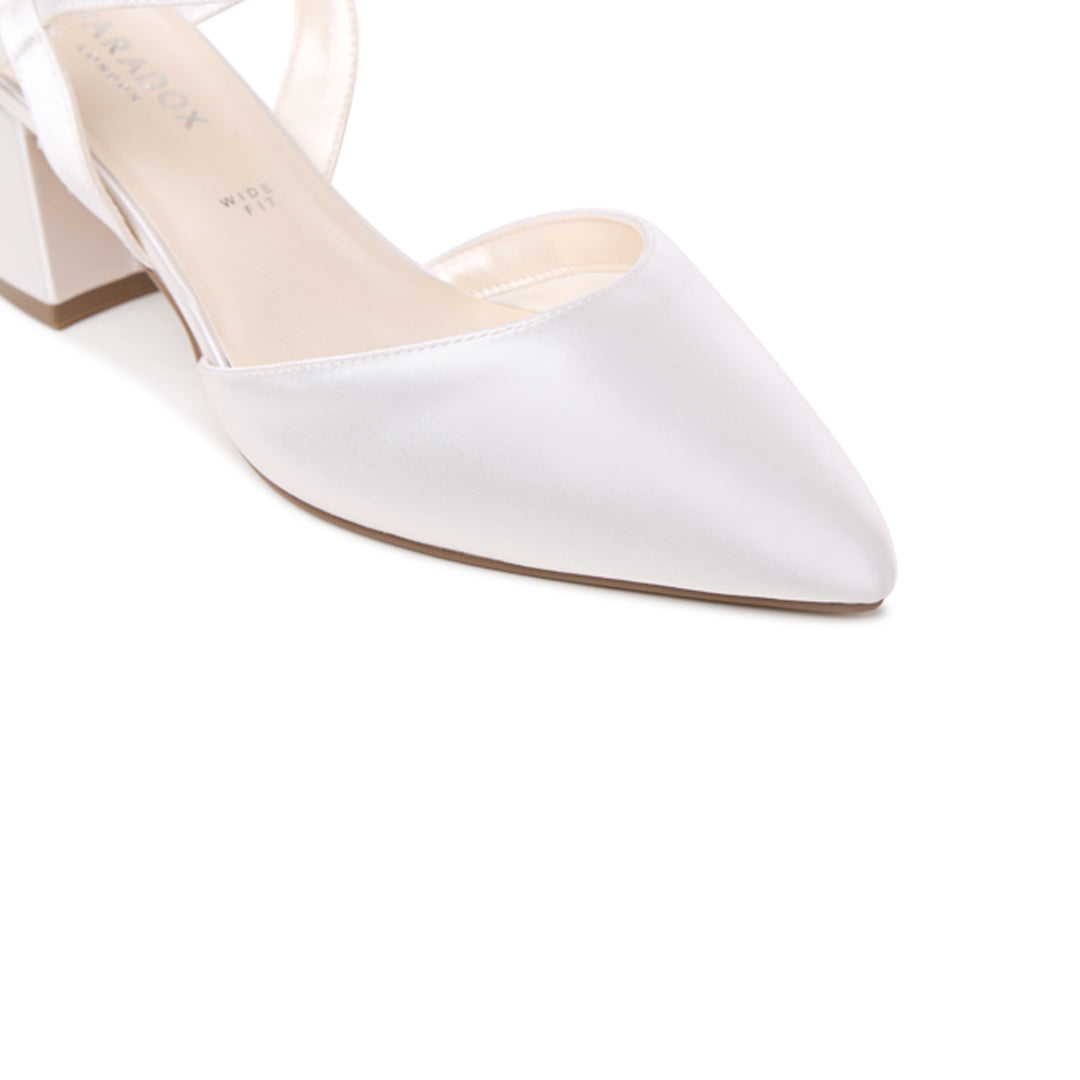 Bianco Wide Fit Wedding Shoes