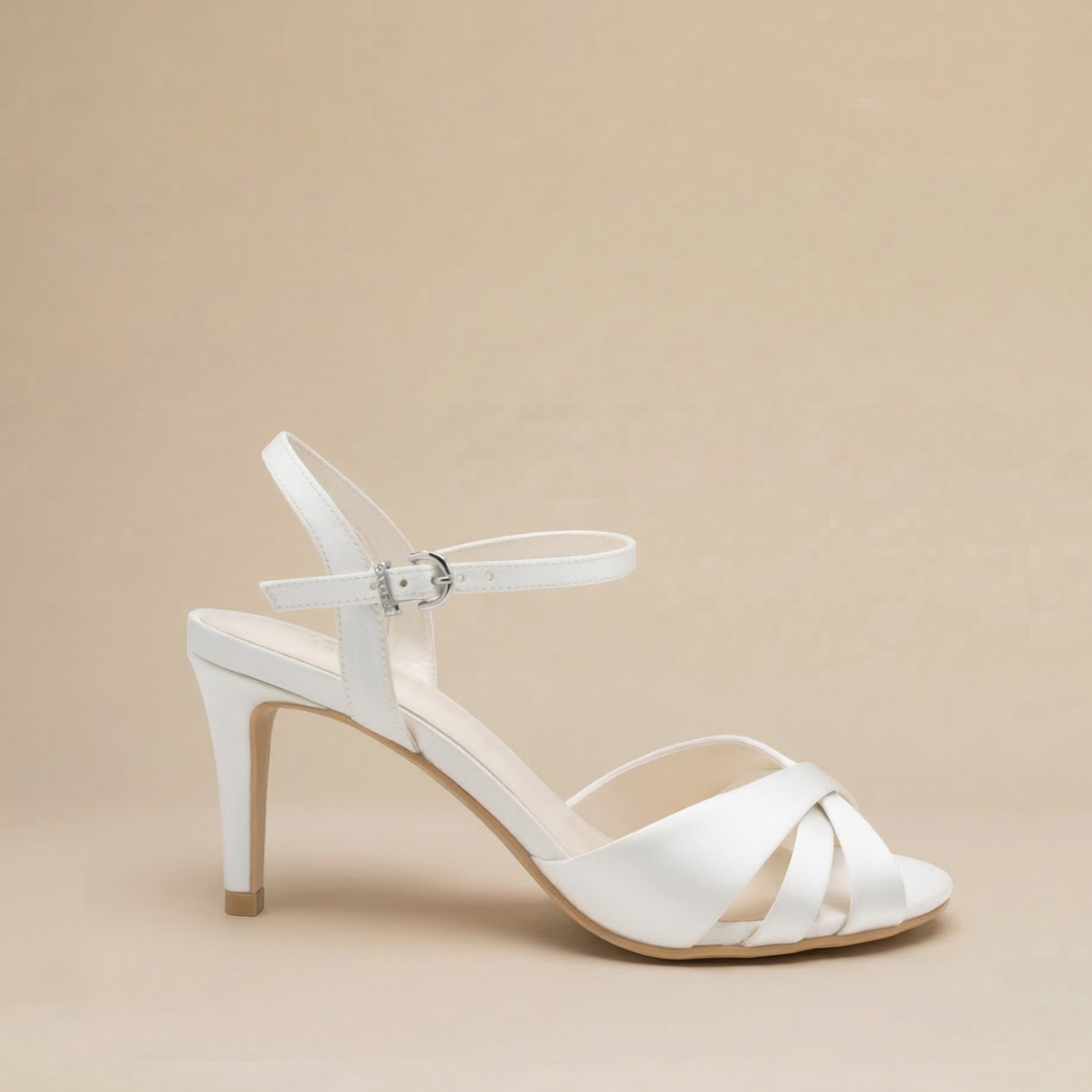 Arista Satin Wide Fit Wedding Shoes