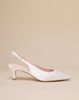 Alma Slingback Wedding Heels