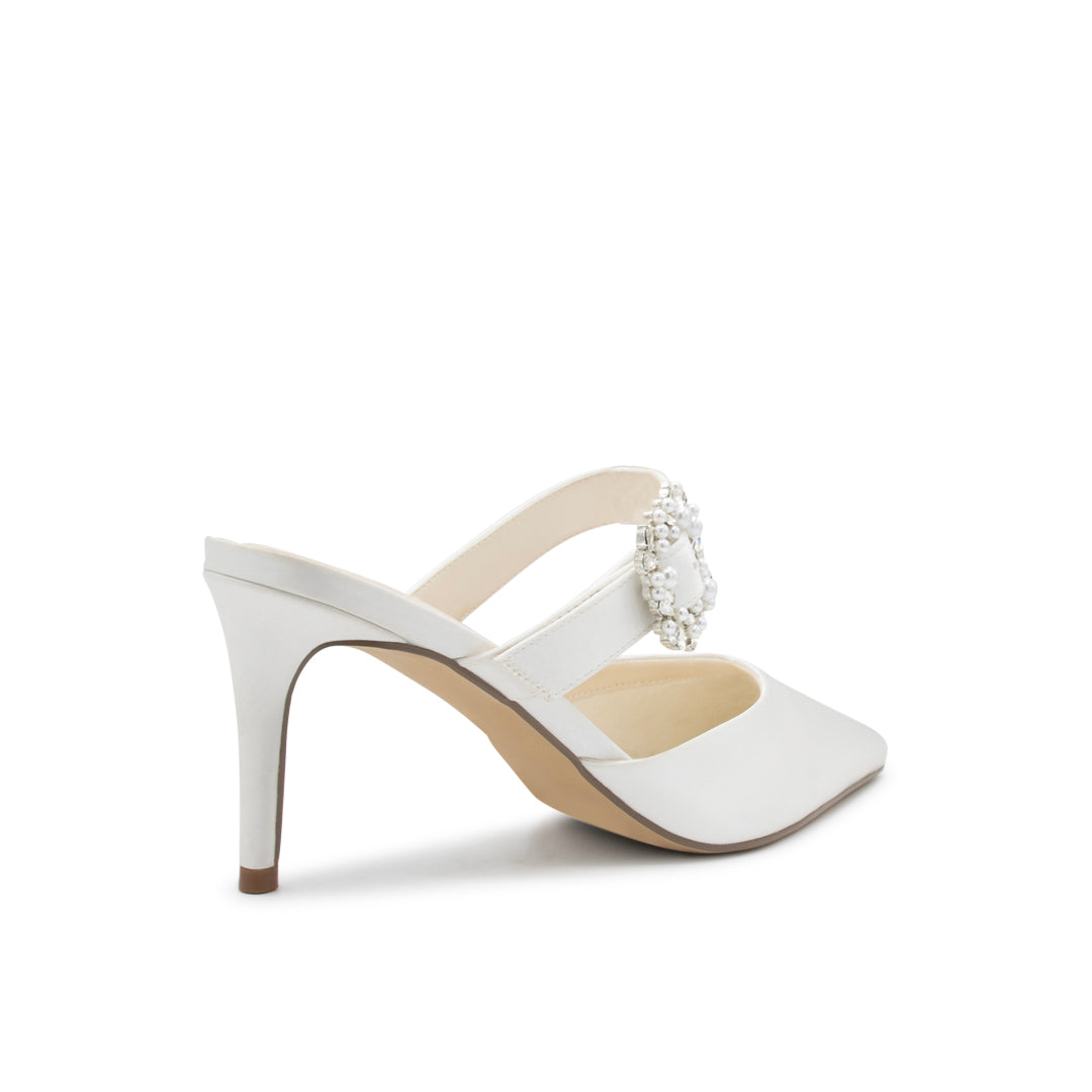 Amorette Mule Wedding Heel