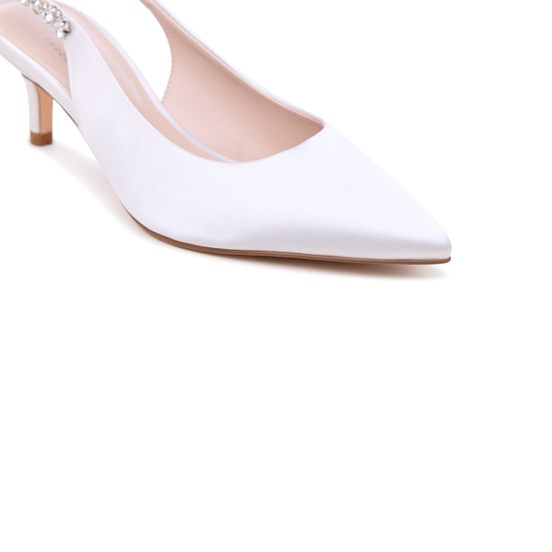 Angelique Slingback Wedding Heels