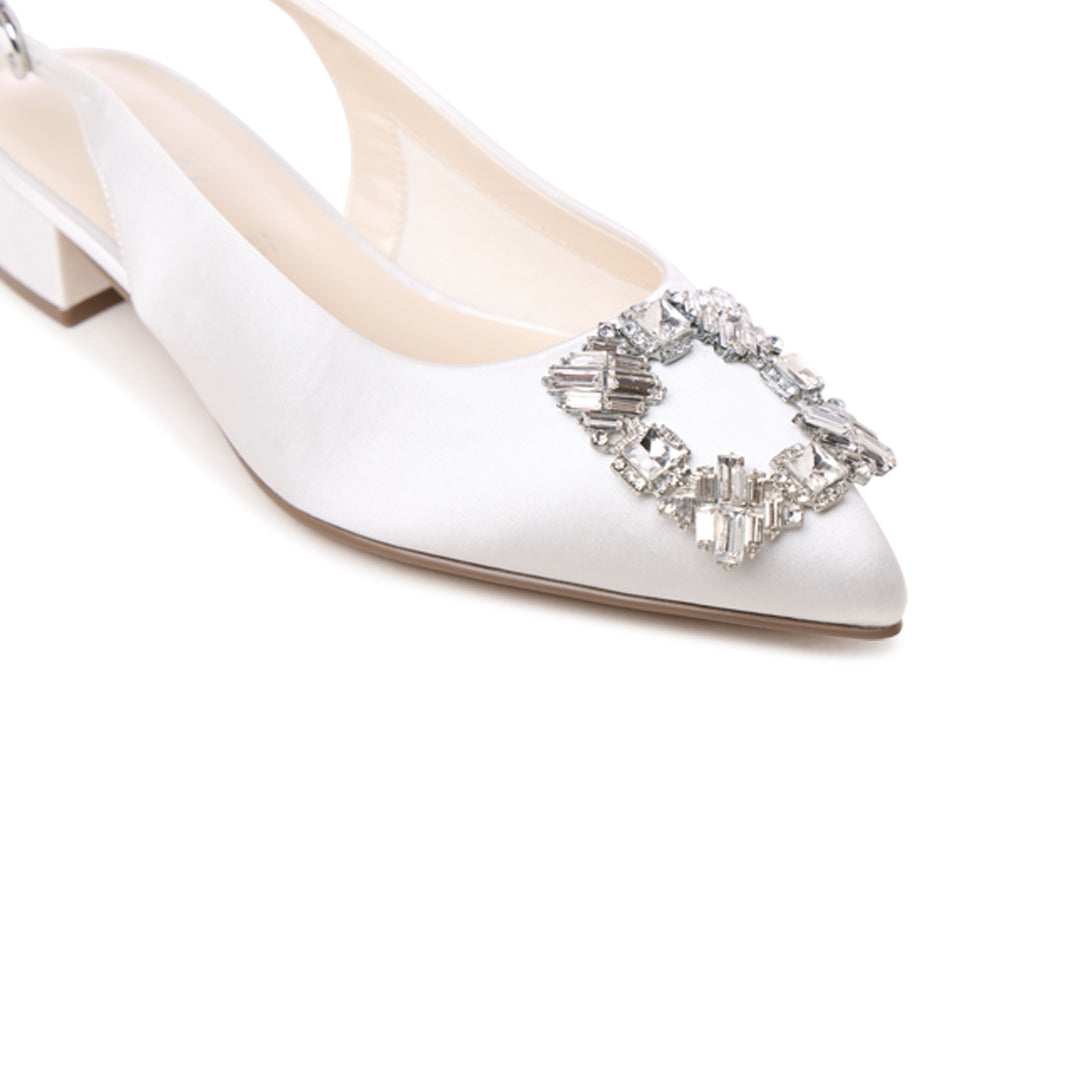 Bejeweled Wide Fit Wedding Shoes