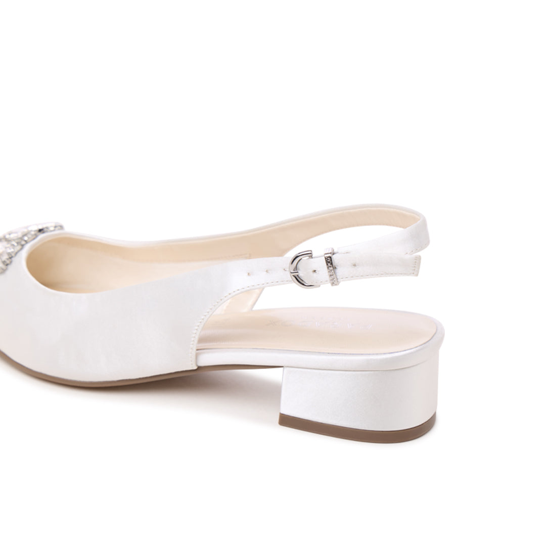 Bejeweled Wide Fit Wedding Shoes