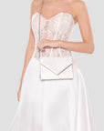 Dorothea Satin Clutch Bag