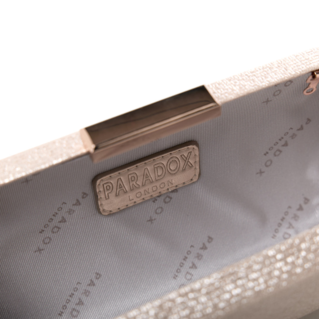 Dahliana Champagne | Clutch Bag | Paradox London
