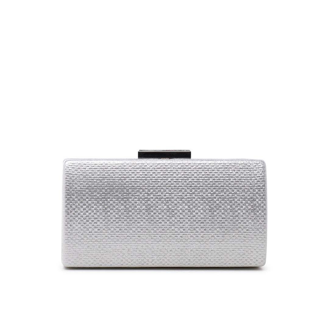 Silver clutch bags