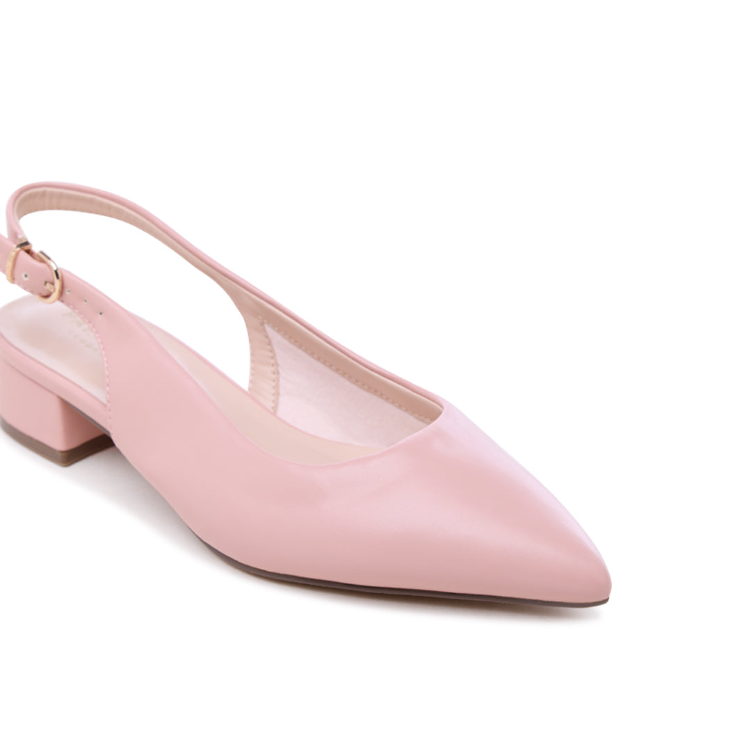 Wide fit pink block Heels