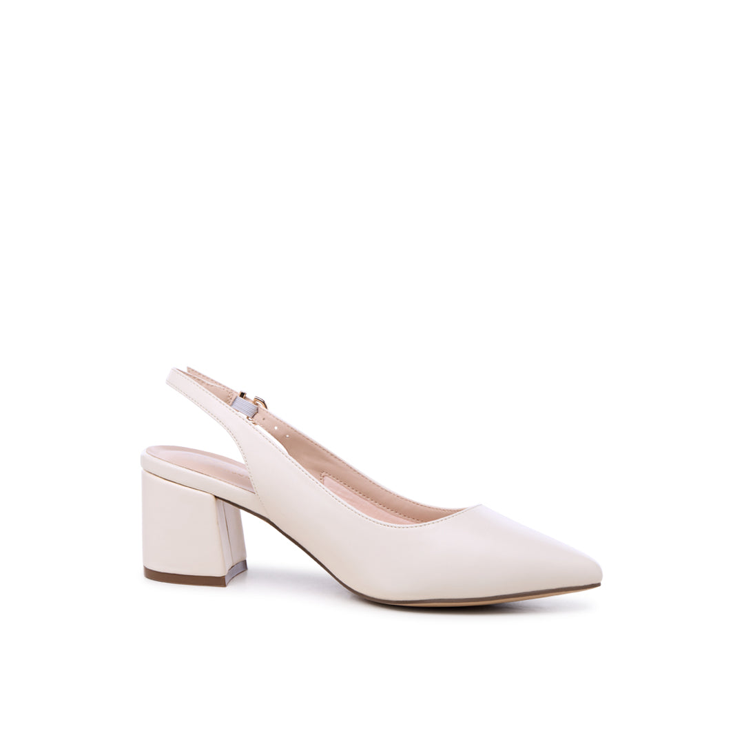 Wide Fit Cream Heels