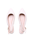Cream Low Heel Shoes