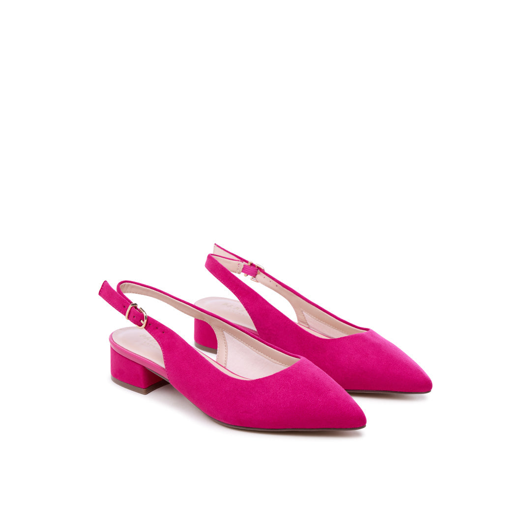 Pink court shoes