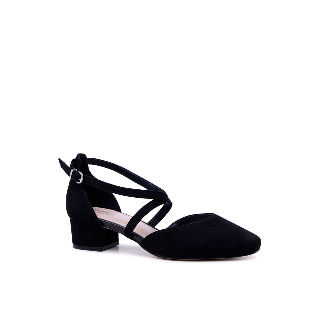 Wide Fit Cross Front Strap Shoes