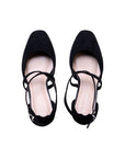 Block heel wide fit shoes
