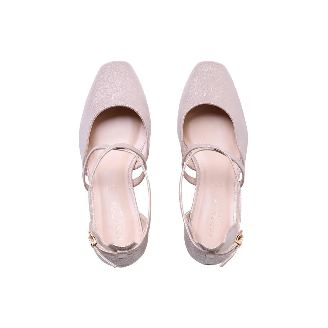 Blush wide fit shoes