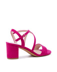 Fuchsia Block Heel Wide Fit shoes