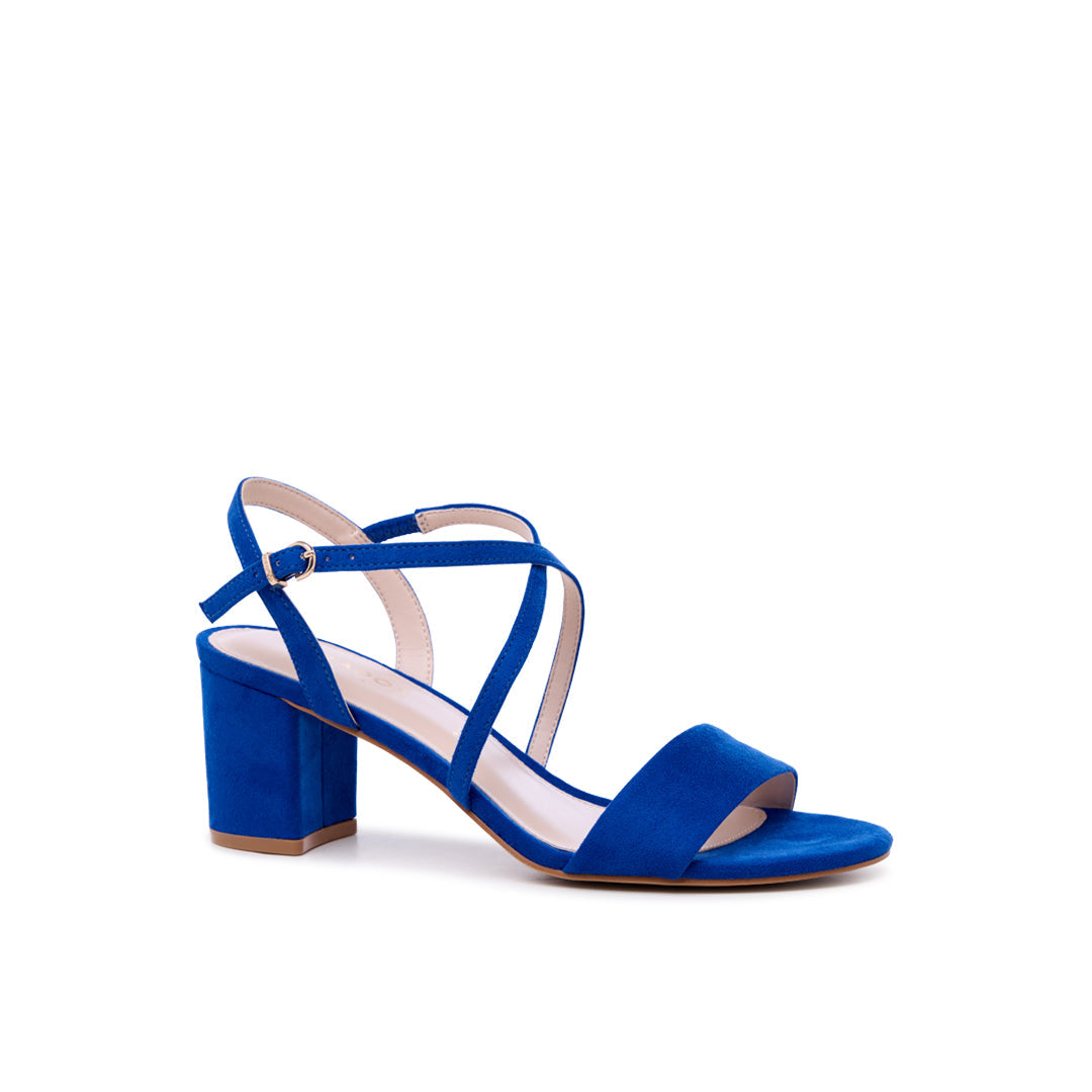 Blue wedding guest heels