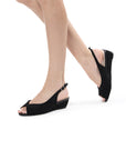 Janine Wide Fit Wedge Sandals