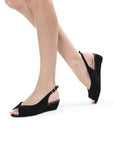 Janine Wide Fit Wedge Sandals