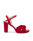 Red Platform Sandals