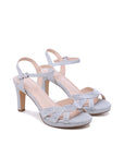 Silver Occasion Heels
