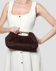 Oaklee Ruched Clutch Bag