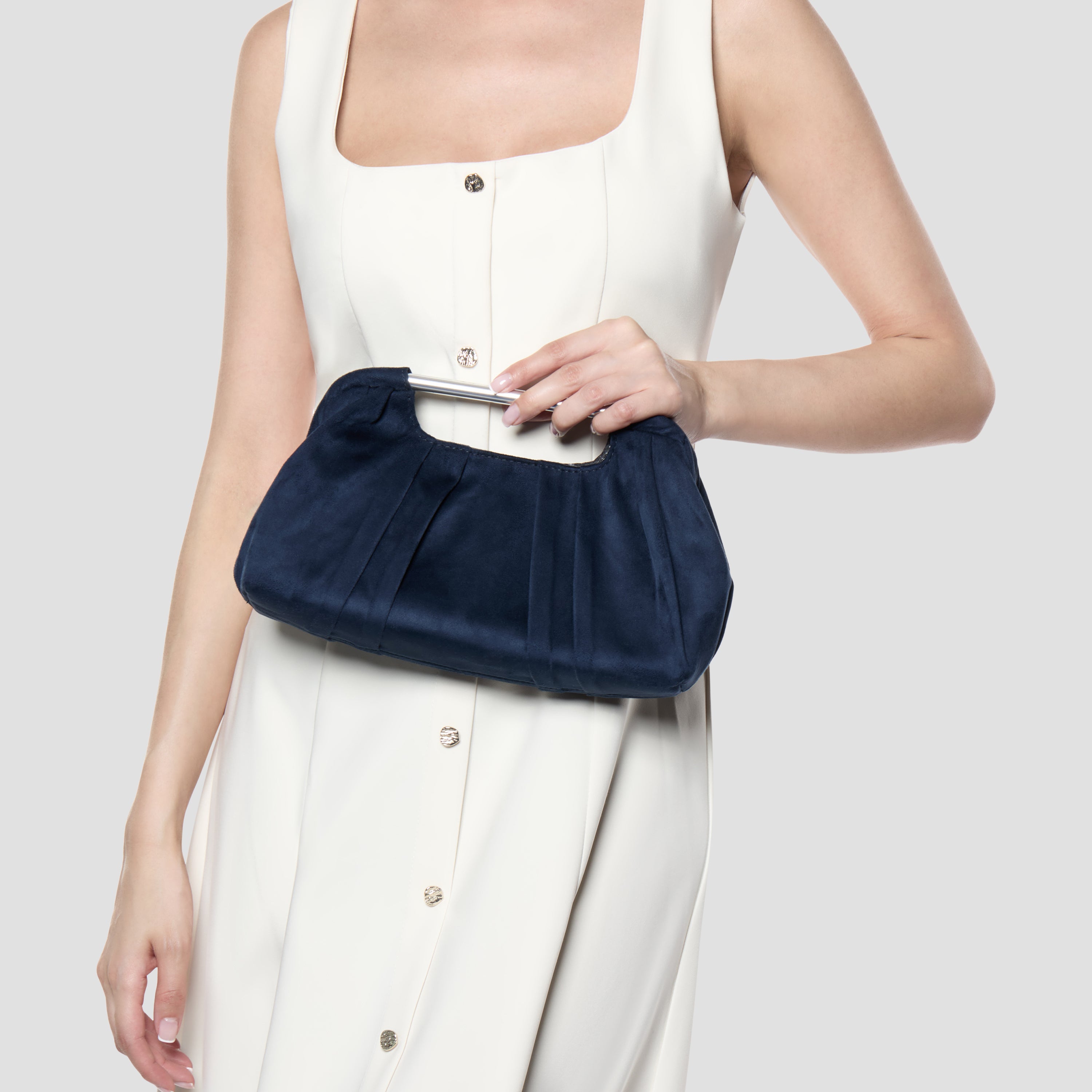 Oaklee Ruched Clutch Bag