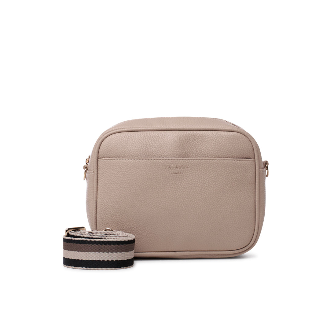 nude crossbody bag