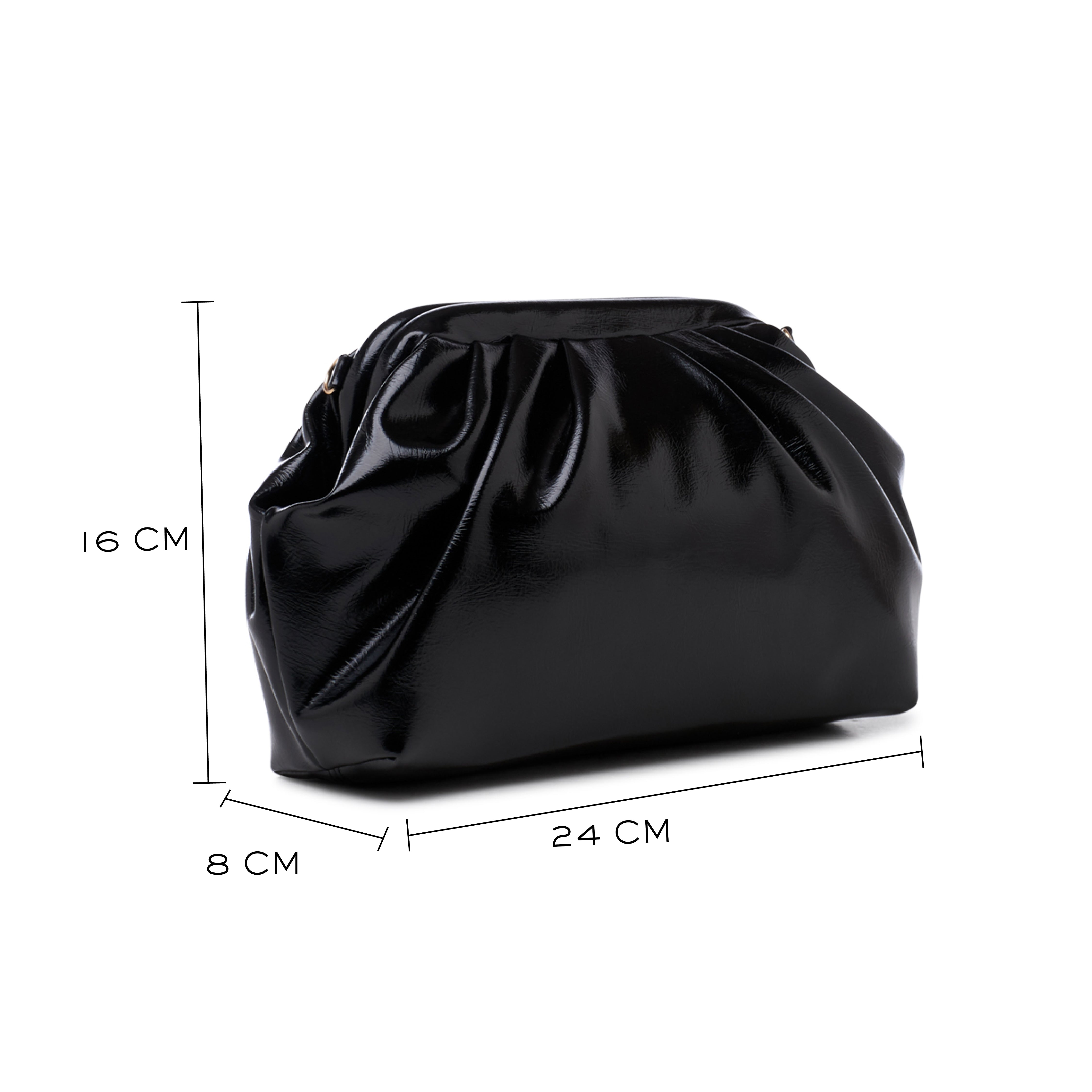 Oscara Black Clutch Bag Paradox London