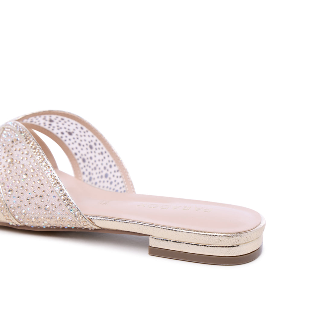 Soleil Wide Fit Diamante Sandals