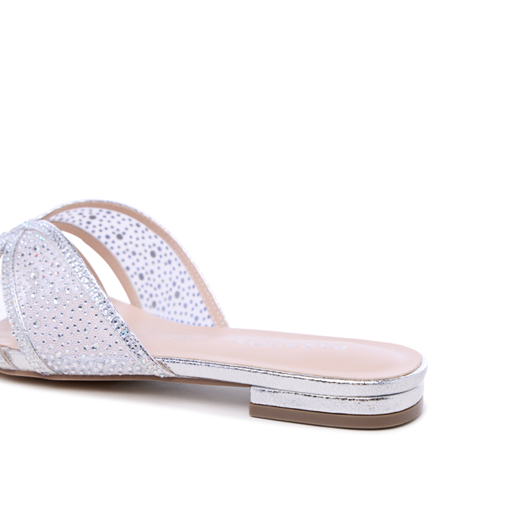 Soleil Wide Fit Diamante Sandals