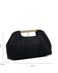 Oaklee Ruched Clutch Bag
