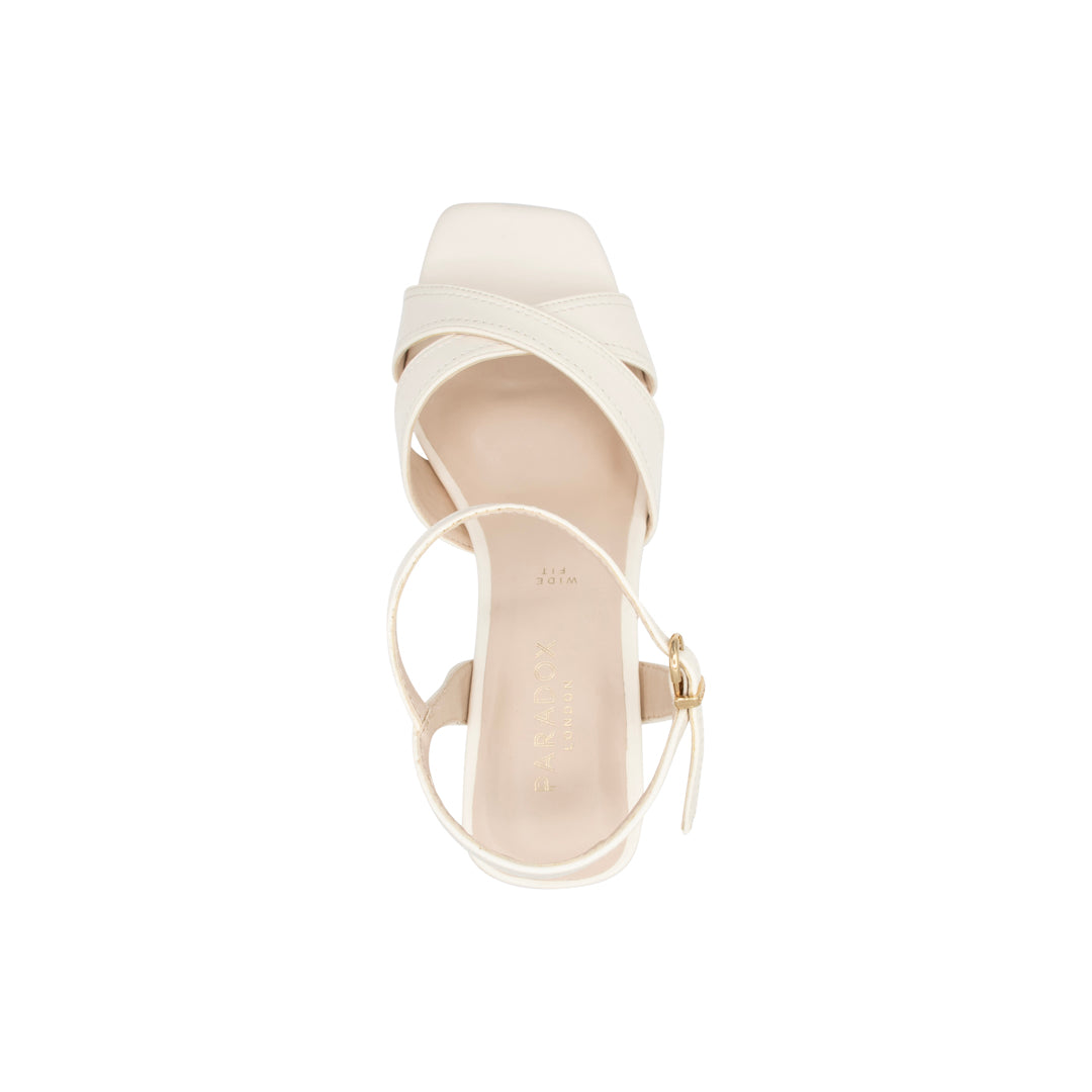 Tassia Wide Fit Flared Heels
